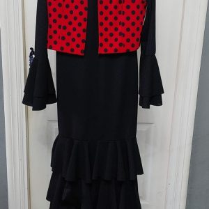 ❤️ Elegancia flamenca con personalidad ❤️ chalequillo y flor de regalo