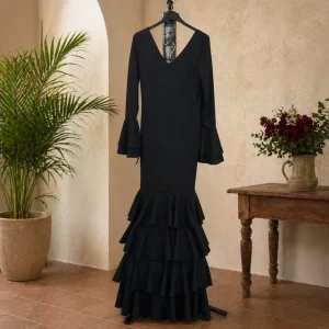 Traje flamenca (Amapola) negro